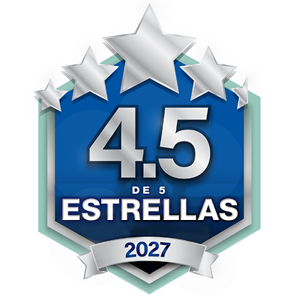 Calificación de 4.5 estrellas de los CMS